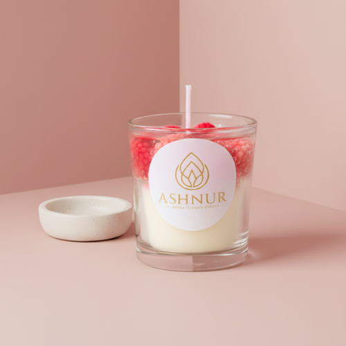 Raspberry jar candle