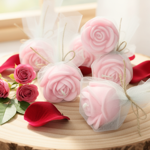 Rose candles